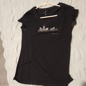 NY&C shirt with rhinestone city